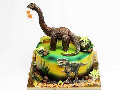 Dinosaur Birthday Cake - Cake by Beatrice Maria