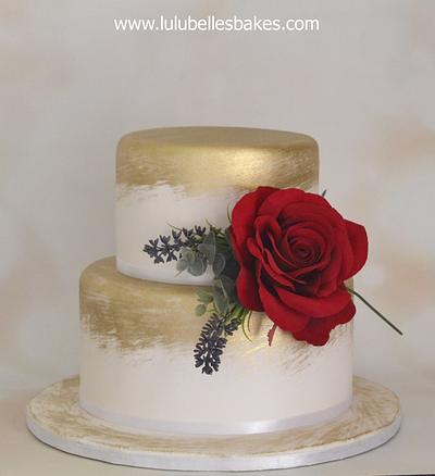 TOUCHES OF GOLD - Cake by Lulubelle's Bakes