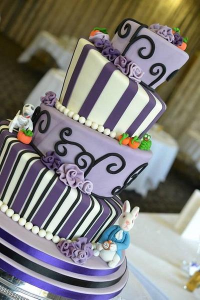 Tim Burton inspired wedding cake - Cake by AMAE - The Cake Boutique