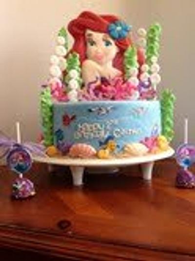Ariel Cake and Cake Pops - Cake by Melanie