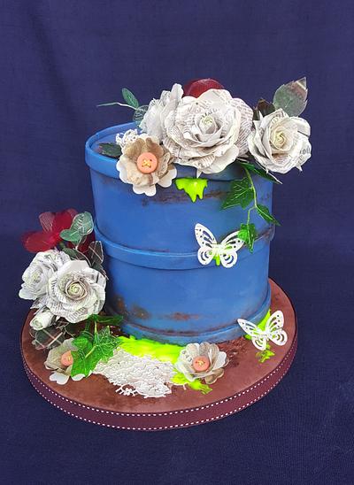   CPC's Earth Day Collaboration 2018  Recycling flowers - Cake by Gabriela Rüscher