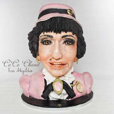CocoChanel Büst Cake  - Cake by Caking with love
