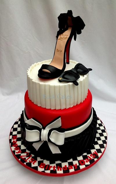 Louboutine shoe - Cake by RockCakes
