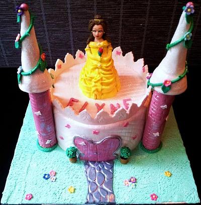 Princess Belle  - Cake by Angelica