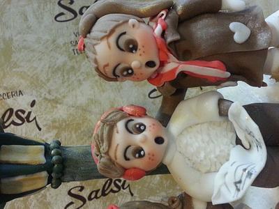  Christmas singers - Cake by barbara Saliprandi