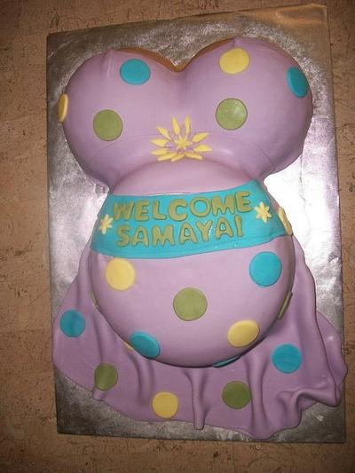 Preggo Belly Cake - Cake by caymancake