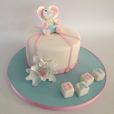 Baby shower cake  - Cake by Amanda sargant