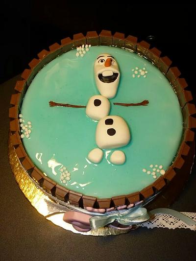 Olaf jacuzzi Cake - Cake by Aventuras Coloridas