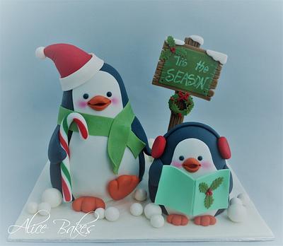 Penguins - Cake by Alice Bakes Sg