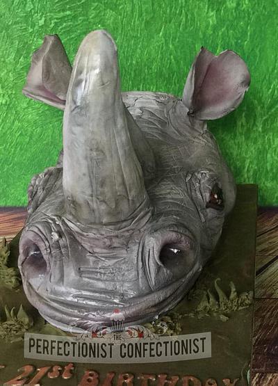 Sarah - Rhino Birthday Cake  - Cake by Niamh Geraghty, Perfectionist Confectionist