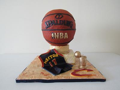 BASKETBALL BALLOON PARA HÉCTOR - Cake by GABBY MEDD (Patricia G. Medrano)