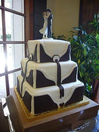 Western themed wedding cake - Cake by Sarah F