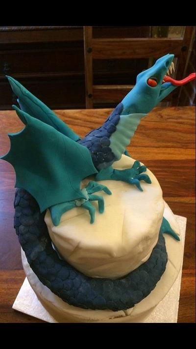 Ice dragon  - Cake by Paul Kirkby