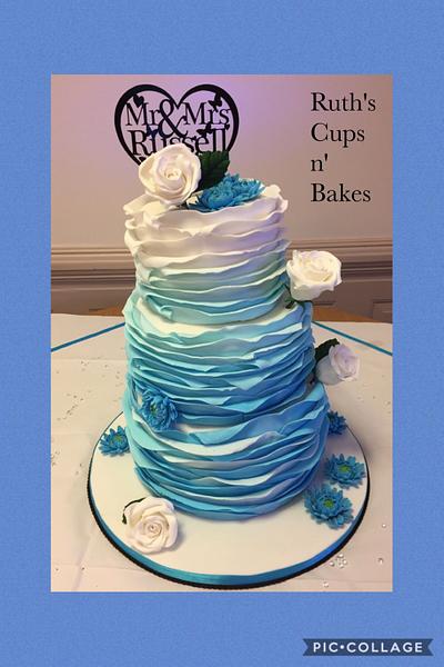 My Boozy Trio Wedding Cake - Cake by The Cake Artist Mk 