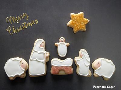Nativity Scene  - Cake by Dina - Paper and Sugar