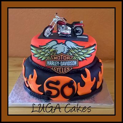 Harley Davidson's Cake - Cake by Luga Cakes