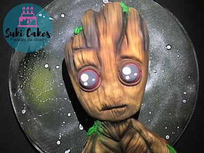 Baby Groot  - Cake by Suki Cakes