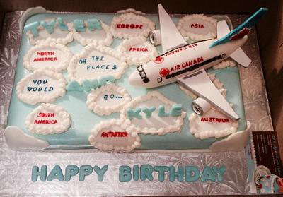 Air Canada Cake! - Cake by Lorena_Lapètitemoi_Janveau