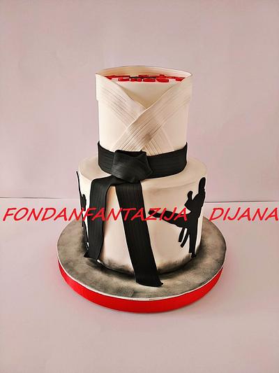Karate cake - Cake by Fondantfantasy
