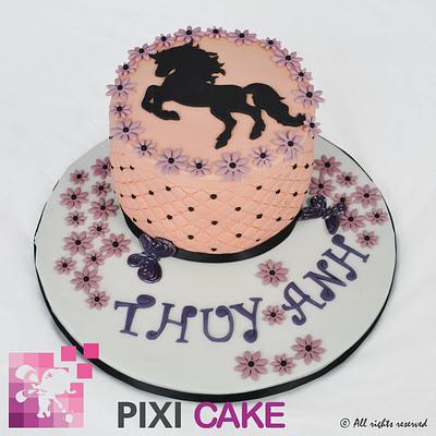 Lovely Horse - Cake by Pixicake