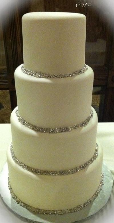 Sparkle wedding cake - Cake by Skmaestas