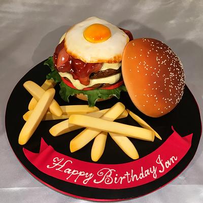 The Best Burger(cake)!  - Cake by Ritzy
