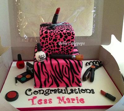 Beauty school graduation cake - Cake by Melissa Stewart