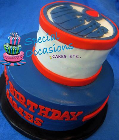 Edmonton Oilers Birthday Cake  - Cake by Special Occasions - Cakes, Etc