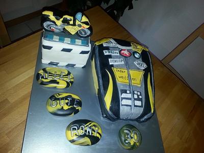 Birthday Cake Motocycle - Cake by Weys Cakes