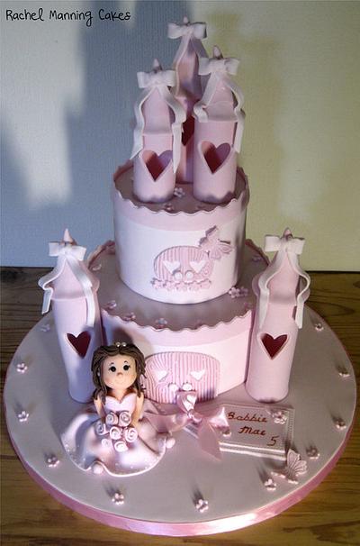 Princess Castle Cake - Cake by Rachel Manning Cakes