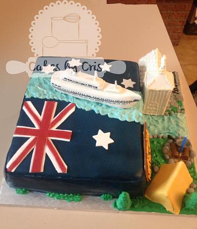 Australia cake - Cake by Cakes by Cris