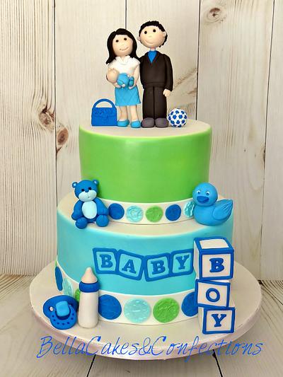 Baby Shower Cake  - Cake by BellaCakes & Confections
