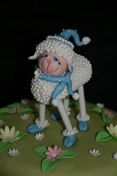Pretty sheep! - Cake by Judy