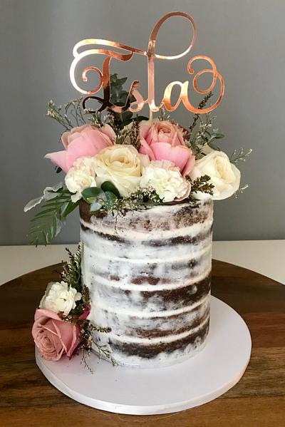 Roses for Isla - Cake by The Noisy Cake Shop