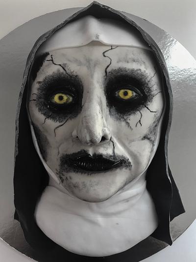 The Nun - Halloween Cake - Cake by Phey