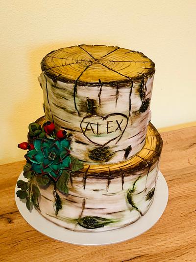 Birch wood cake - Cake by Janicka