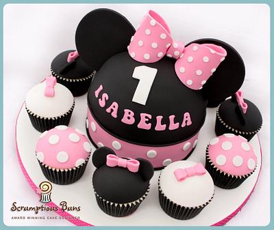 Big Cake Little Cakes : Minnie Mouse - Cake by Scrumptious Buns