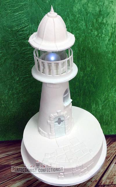 Stephen & Mariana - Lighthouse Wedding Cake - Cake by Niamh Geraghty, Perfectionist Confectionist