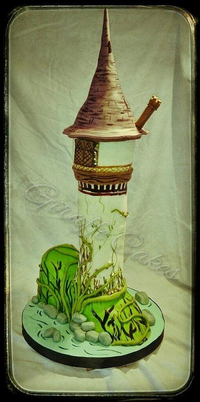 Rapunzel's Tower - Cake by Giraffe Cakes 