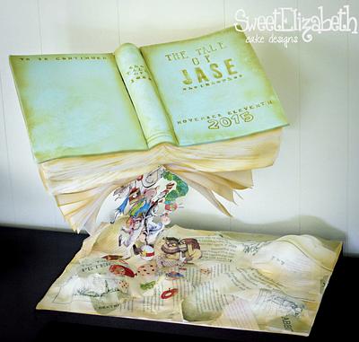 Storybook Baby Shower Cake - Cake by Sweet Elizabeth Cake Design
