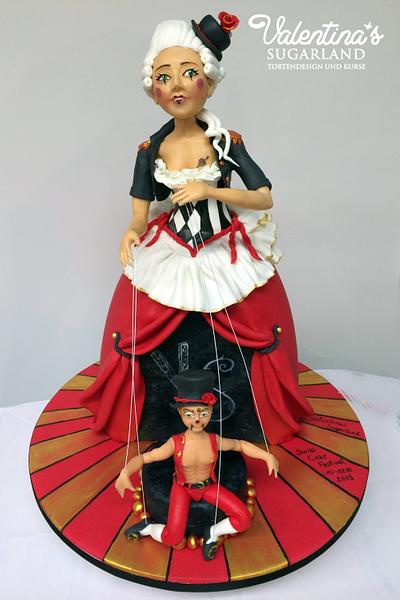 Miss Freaky and Mr. Marionette - Cake by Valentina's Sugarland