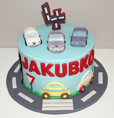 Cars for Jakubko - Cake by Adriana12