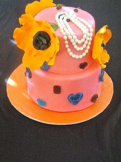 Pearl and Jewel Cake - Cake by soods