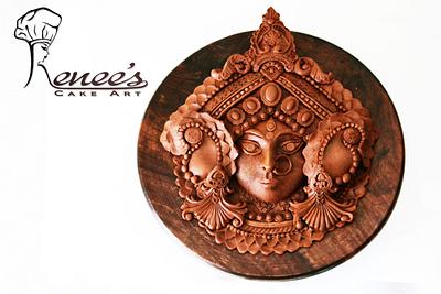 MAA DURGA -Modelling Chocolate - Cake by purbaja