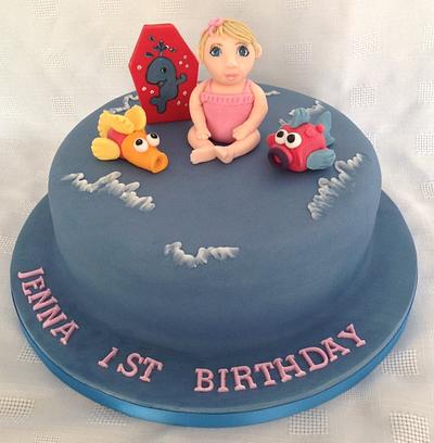 Water Babies cake - Cake by Lesley Southam