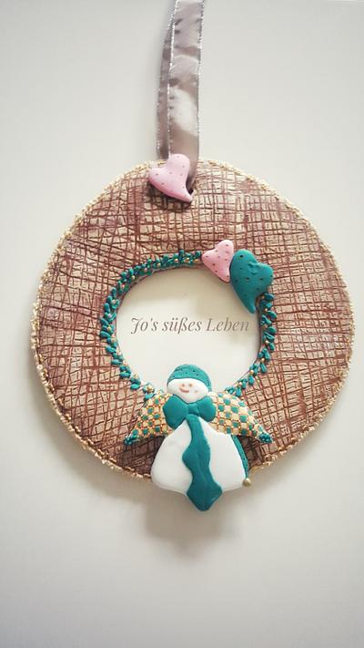Christmas wreath ☃💕 - Cake by Josipa Bosnjak