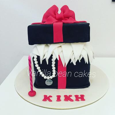 Gift box cake - Cake by Vanilla bean cakes Cyprus