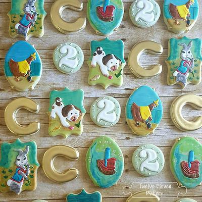 Little Golden Books Cookies - Cake by Shannon @ Kitchen Witch Chronicles 