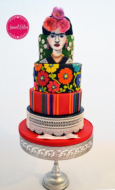 Frida Kahlo Cake  - Cake by Sweetbitesshoppe