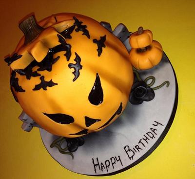 Halloween Pumpkin - Cake by The Cake Lady 